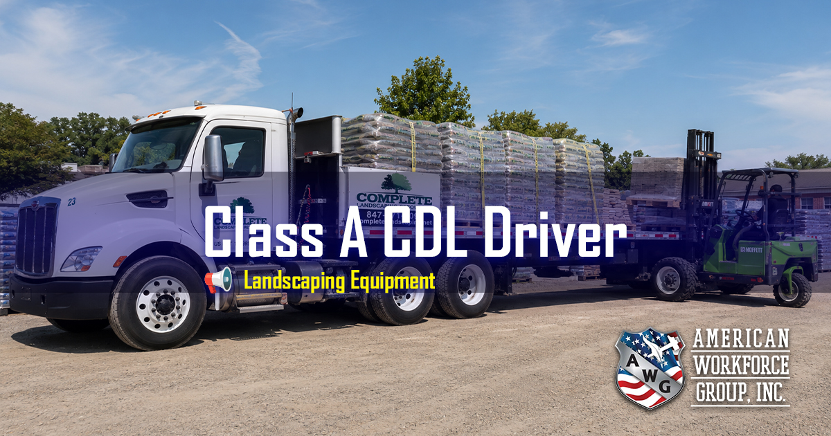 CDL-A Truck Driver Wanted For Landscape Deliveries